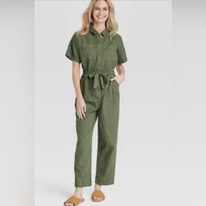 Universal Thread Olive Green Utility Jumpsuit